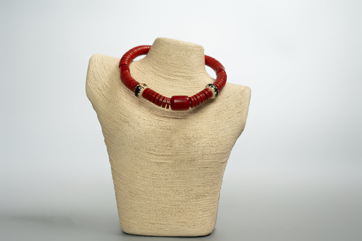 Red Beaded Necklace